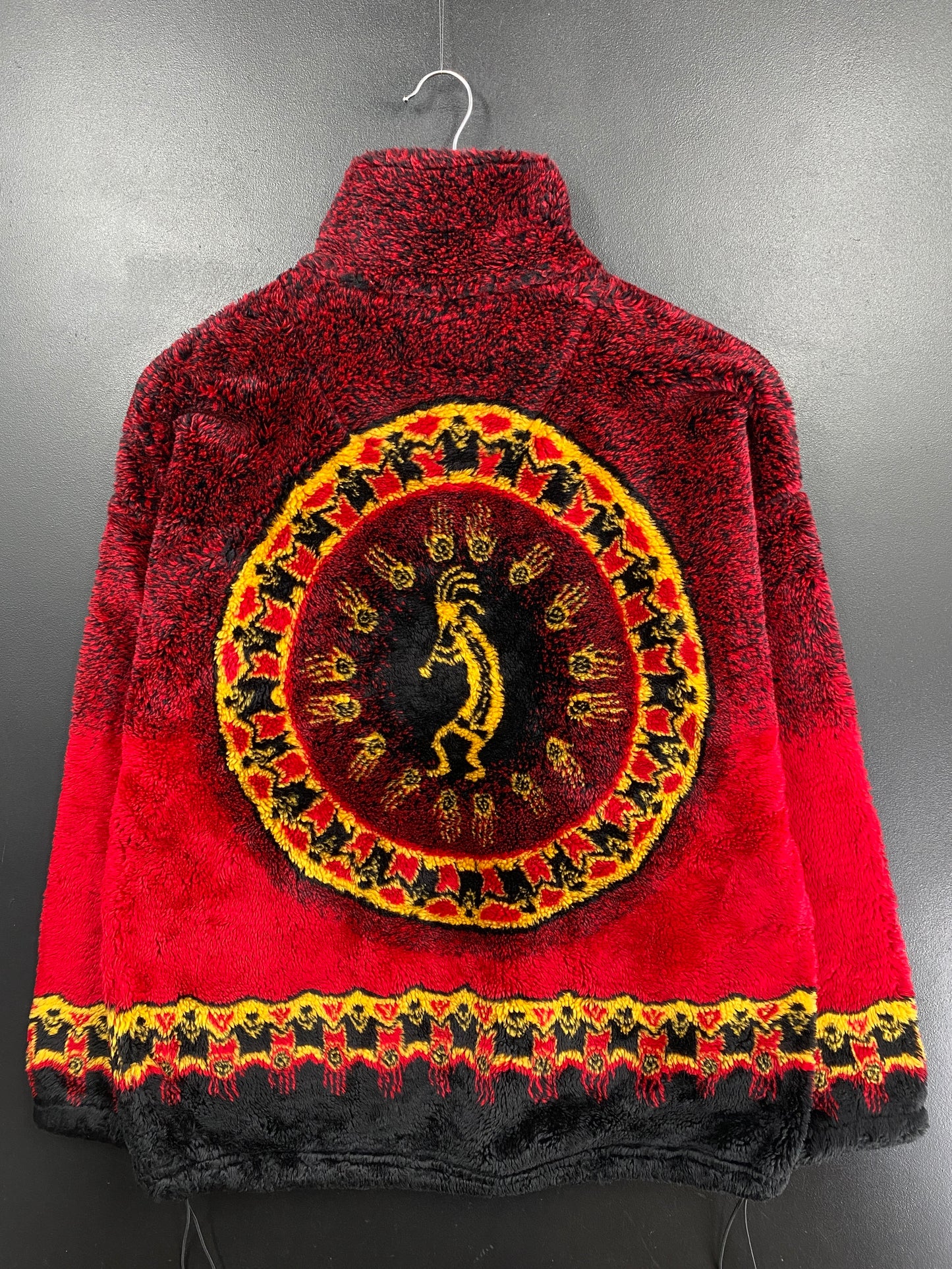90's NATIVE AMERICAN Made in USA Size M Vintage Fleece Jacket / G6114F
