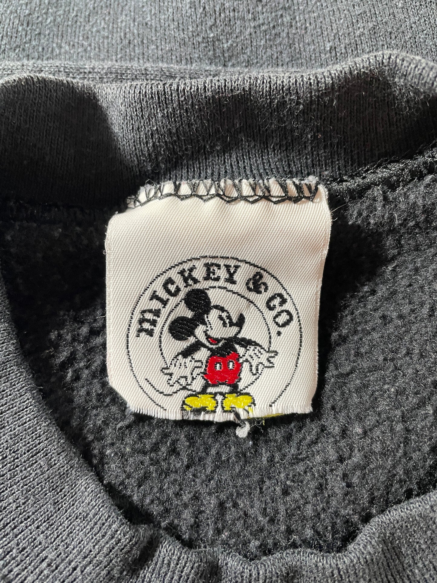 90's DISNEY MICKEY Size Approx. S Vintage Sweat-shirt / F4936S