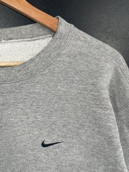 90's NIKE MINI SWOOSH Size No Tag (Approx.XL) Vintage Sweat-Shirt / G6256S
