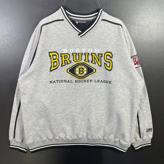(Approx.L) 90’s BOSTON BRUINS Vintage NHL Sweatshirt/ A0829S