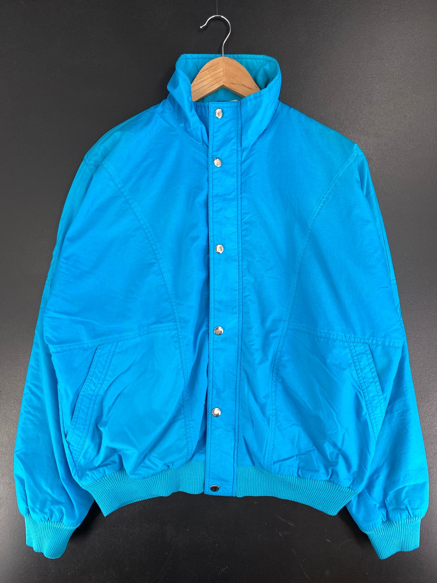 90's NIKE Silver Tag Size M Vintage Zip-up Nylon Jacket / G238N