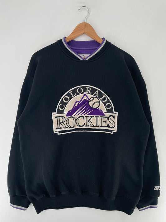90’s COLORADO ROCKIES Size L NBA Sweat-shirt / F2904S