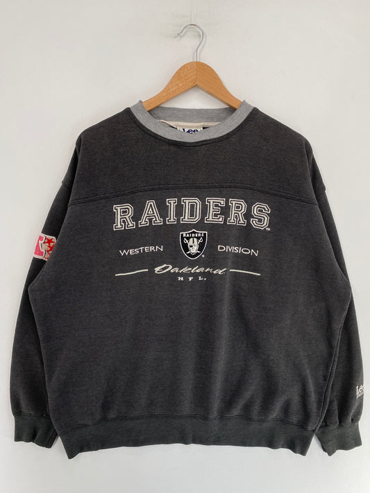 90’s OAKAND RAIDERS Size L NFL Sweat-Shirt / G3027S