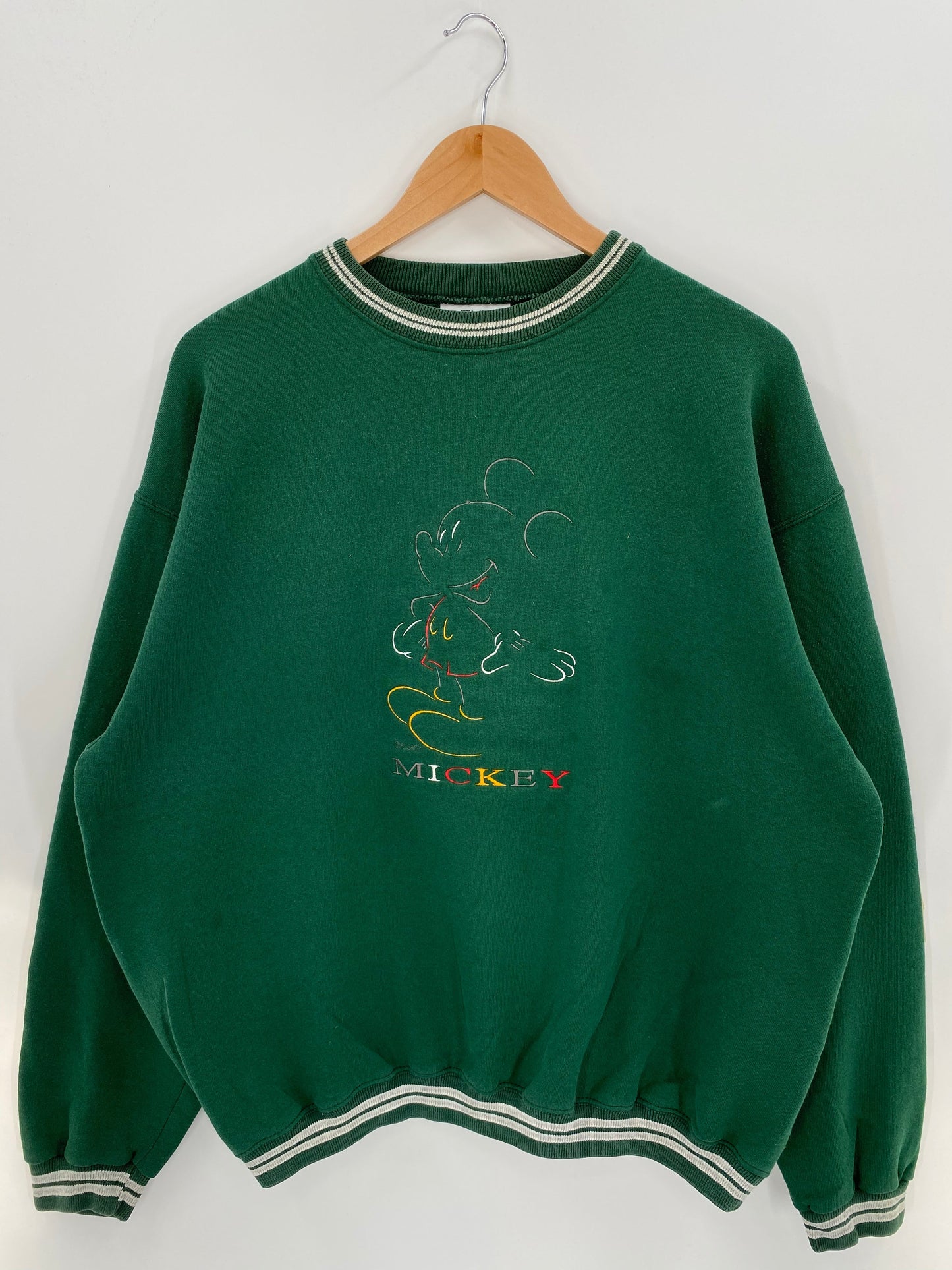 90's DISNEY MICKEY Made in USA Size L Vintage Sweat-shirt / E8152S