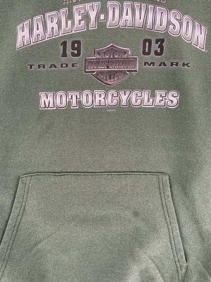2006 HARLEY DAVIDSON Size Approx.L Vintage Hoodie Sweat-shirt / F3963S