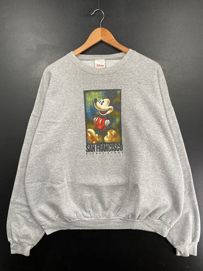 00' DISNEY MICKEY Size XXL Vintage Sweat-shirt / G6194S