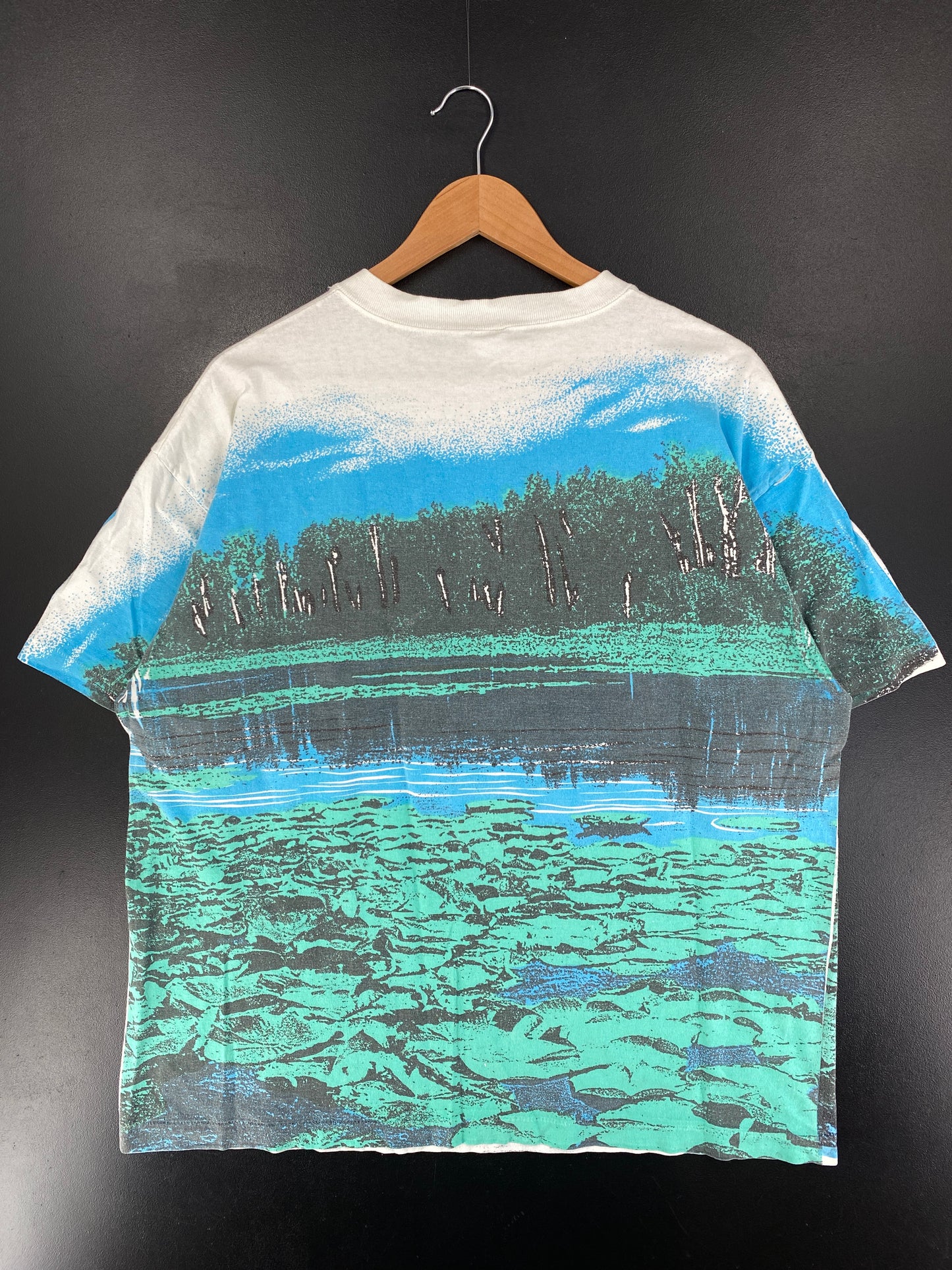 90's BASS Made in USA Size Approx. L Vintage T-Shirt / G6325T