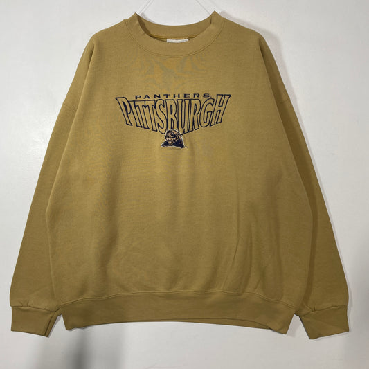 (XL) 90's PITTSBURGH PANTHERS Vintage College Sweat-Shirt / A1442S