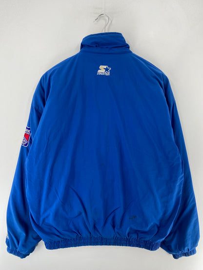 90’s STARTER x NEW YORK RANGERS Size M NHL Padded Nylon Jacket / F3174N
