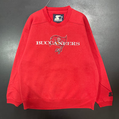 (L) 90's STARTER x TAMPA BAY BUCCANEERS Vintage NFL Sweatshirt / A1462S