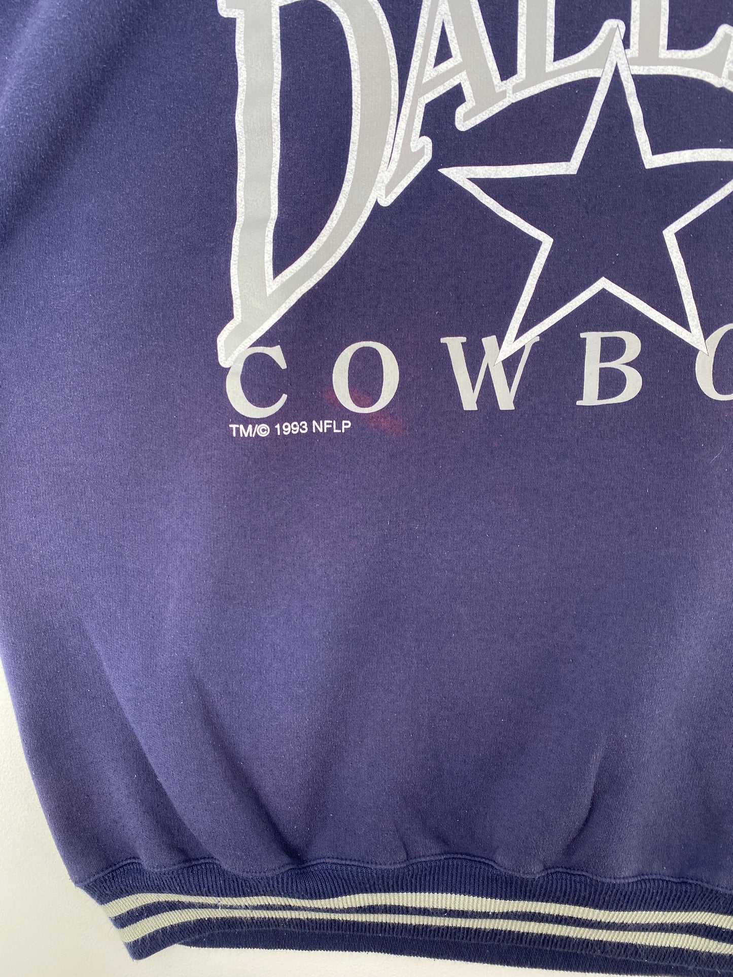 1993 DALLAS COWBOYS Size XL Vintage NFL Sweat-shirt / G3525S