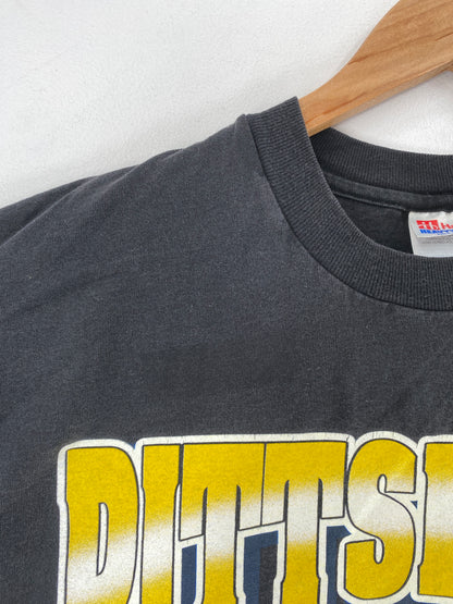 1995 PITTSBURGH STEELERS Size L Vintage NFL T-Shirt / F3276T
