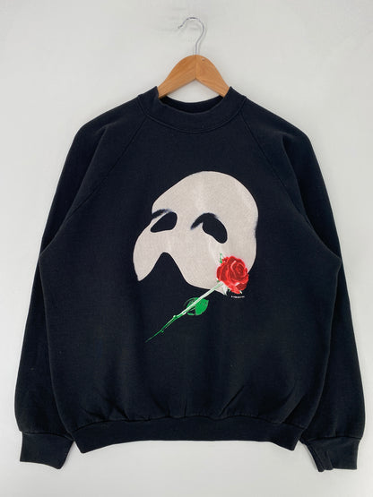90's PHANTOM OF OPERA Made in USA Size XL Vintage Sweat-Shirt / F9686S