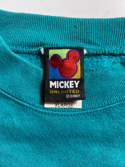 90's DISNEY MICKEY Made in USA Size XL Vintage Sweat-Shirt / G6196S