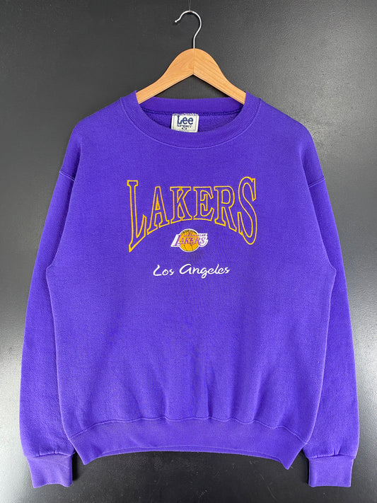 90's LOS ANGELES LAKERS Made in USA Size M Vintage NBA Sweat-Shirt / F9162S