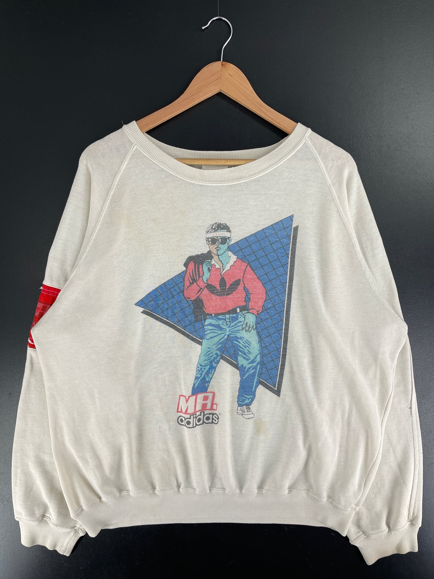 90’s MR. ADIDAS Size Approx. XL Sweat-shirt / G2982S