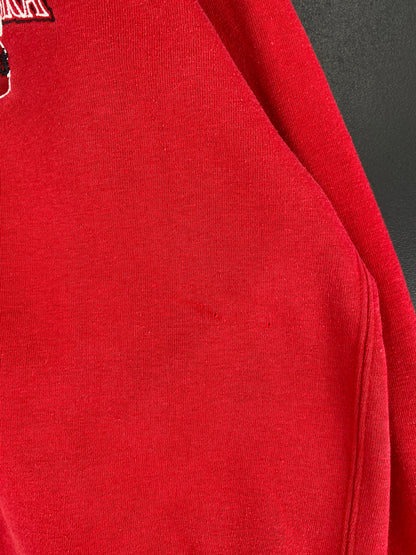 Vintage STARTER x NEBRASKA HUSTLERS  Size No Tag Approx.L College Sweat-shirt / F1730S
