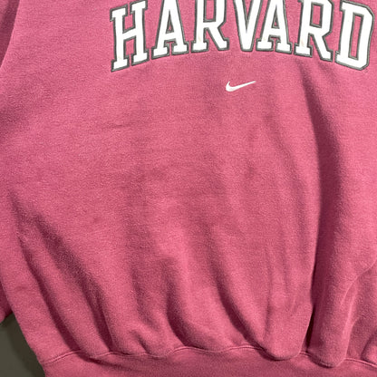 (L) 00' NIKE HARVARD UNIVERSITY Vintage Collage Sweatshirt / A1093S