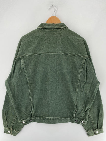 90's GUESS Made in USA Size XL Vintage Denim Jacket / F3867J