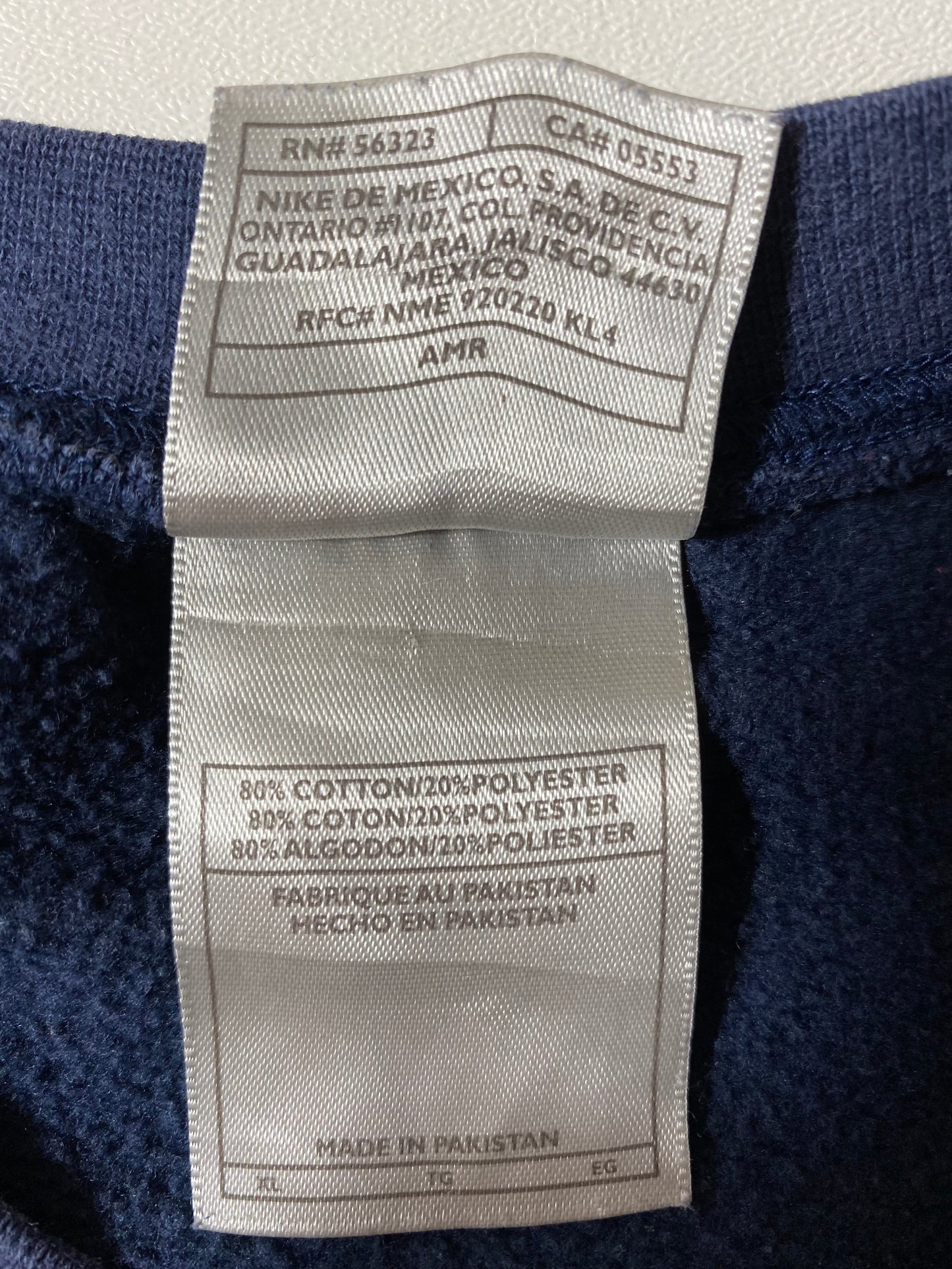 00' NIKE Size XL Vintage Sweat-Shirt / F2338S