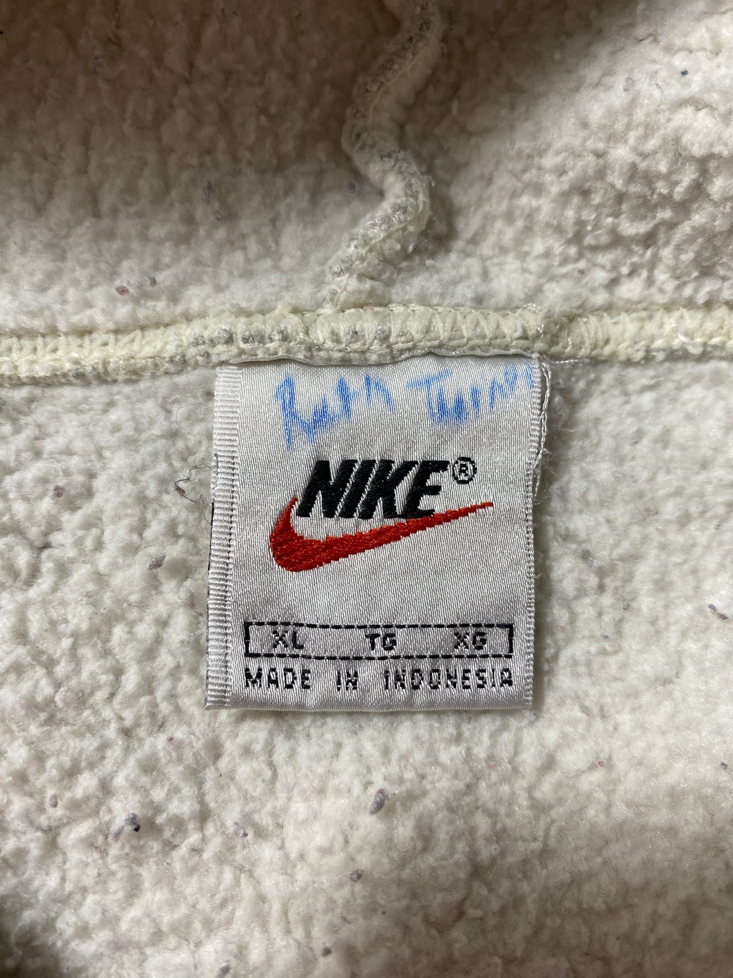 90's NIKE x MICHIGAN WRESTLING Size XL Vintage College Hoodie Sweat Shirt / G505S
