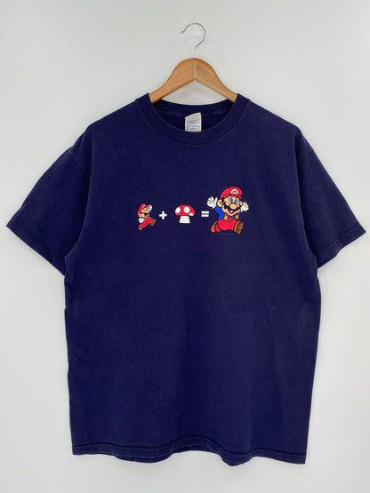 2003 NINTENDO MARIO Size L Vintage T-Shirt / F2115T