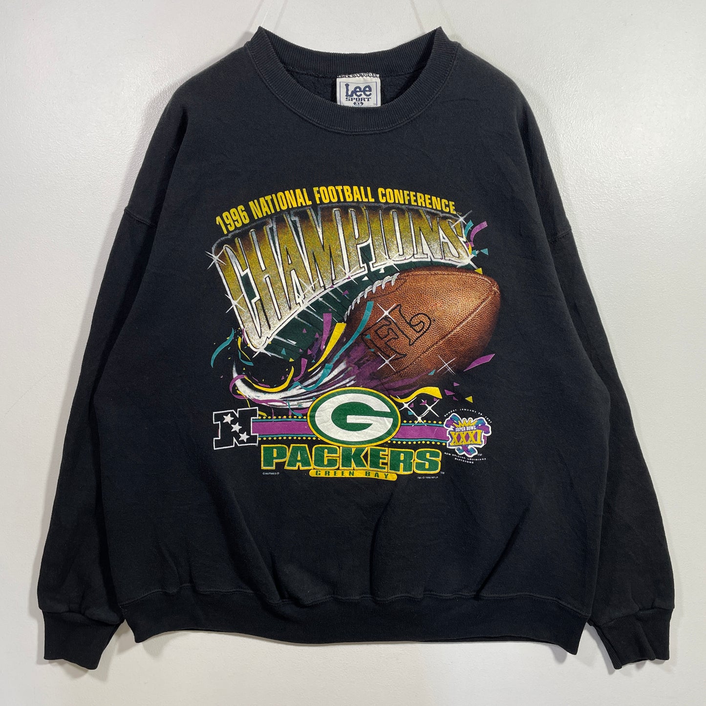 (XL) 1996 GREEN BAY PACKERS Vintage NFL Sweatshirt / A1045S