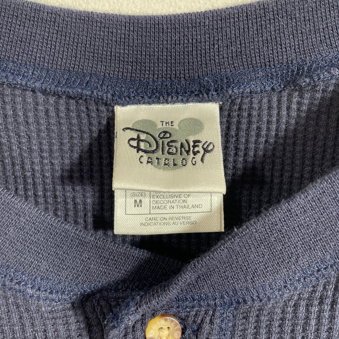 (M) Vintage DISNEY DWARFS Thermal Long Sleeve T-shirt / A1326T