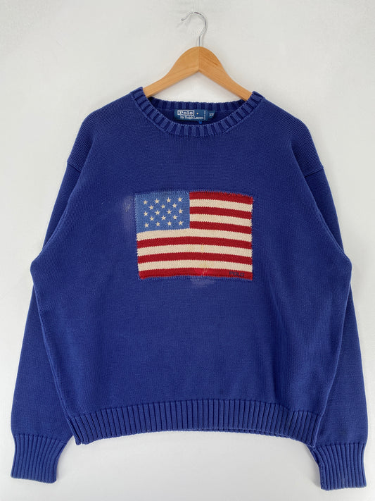 Vintage POLO JEANS RALPH LAUREN Size XXL Knitwear / F4074K