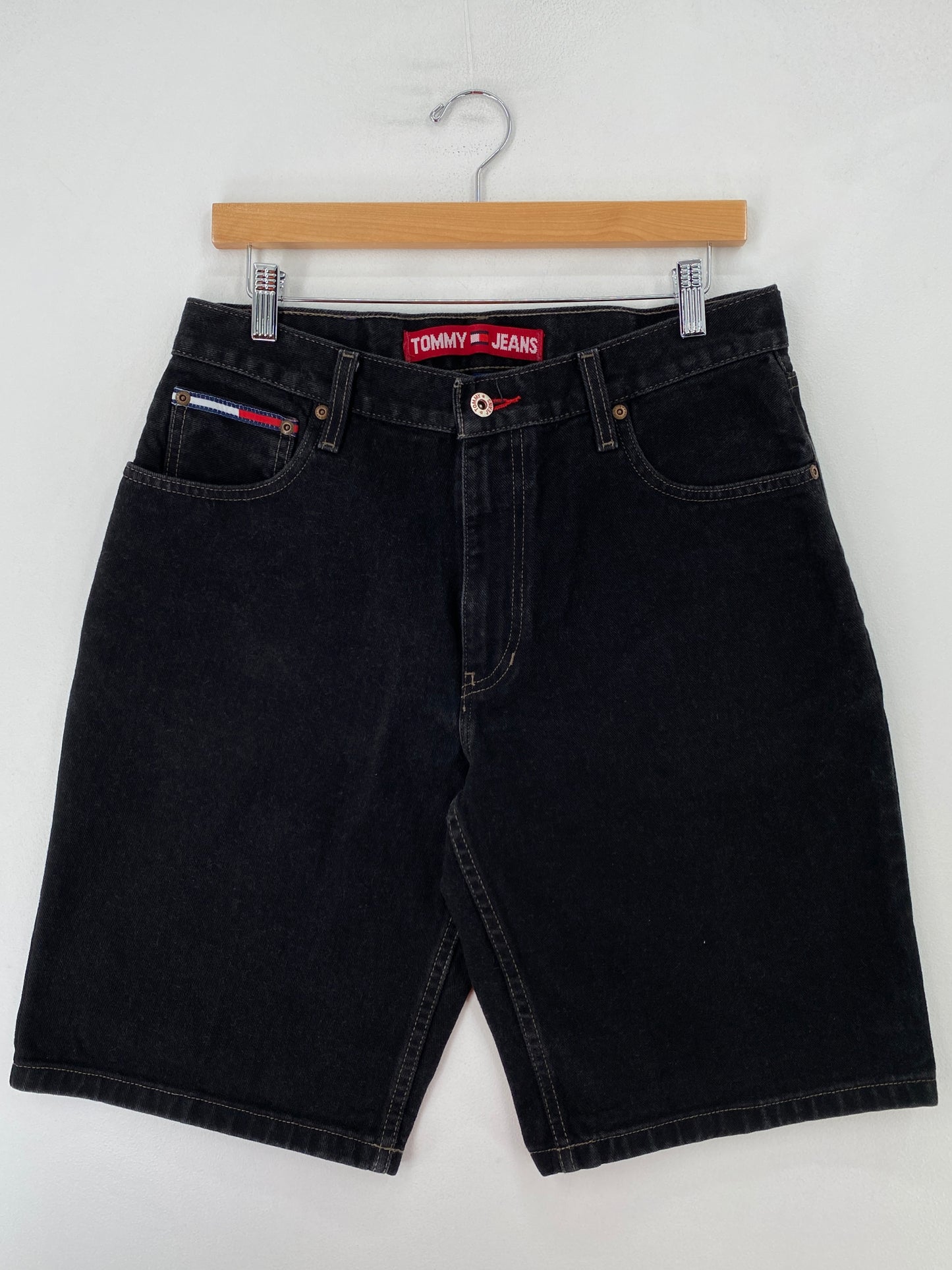 90’s TOMMY JEANS Size W32 x L11.5 Denim Shorts / F9911P