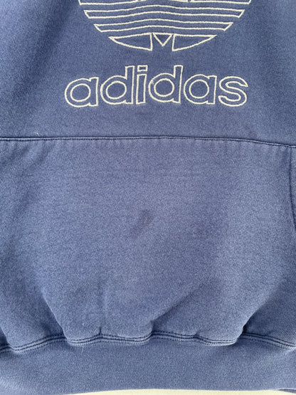 90's ADIDAS Made in USA Size XXL Vintage Hoodie Sweat-Shirt / F2858S