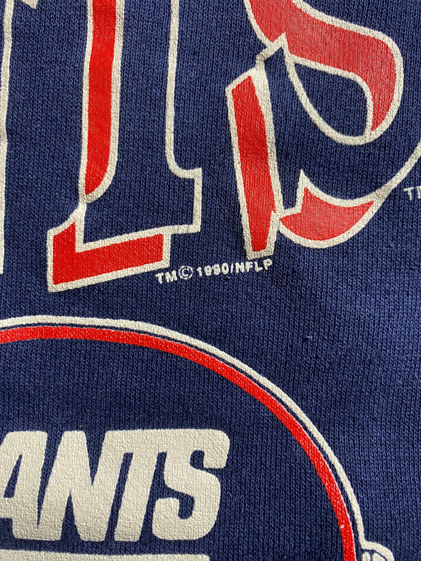 1990 NEW YORK GIANTS Made in USA Size L Vintage NFL Sweat-Shirt / F5548S
