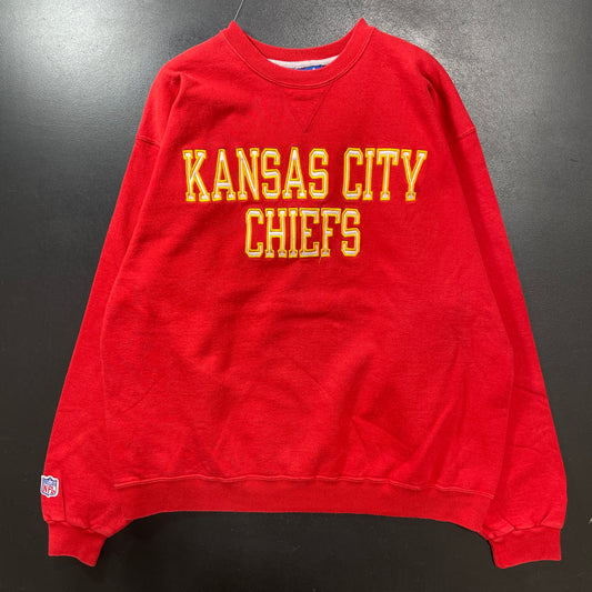 (Approx.XL) Vintage KANSAS CITY CHIEFS NFL Sweatshirt / A1383S
