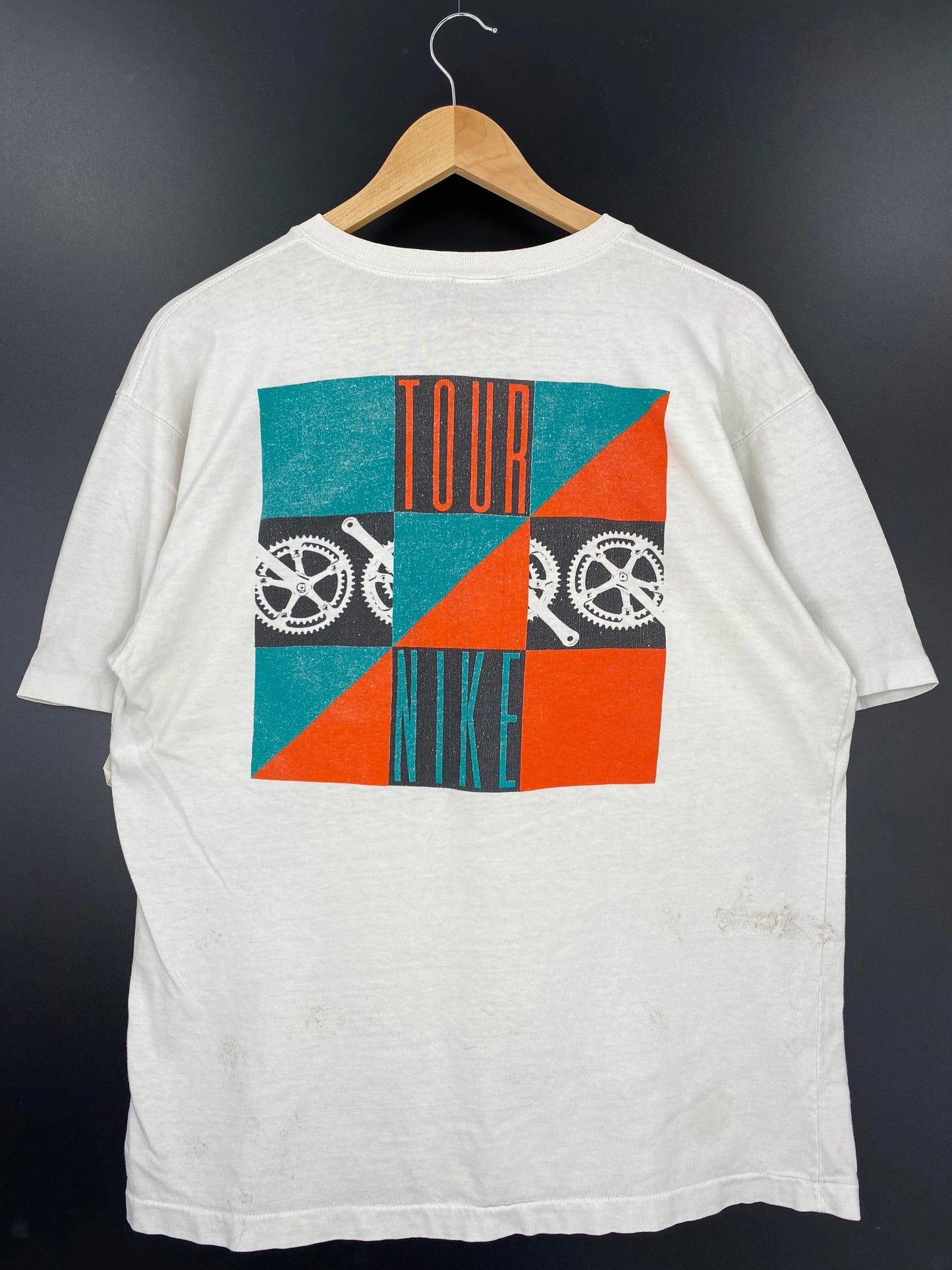 90's NIKE Silver tag Made in USA Size M Vintage T-Shirt / F3085T