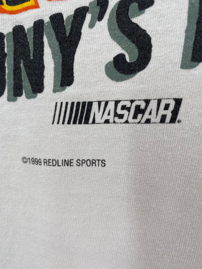 1999 NASCAR TONNY STEWART Size XL Vintage Racing T-Shirt / G540T