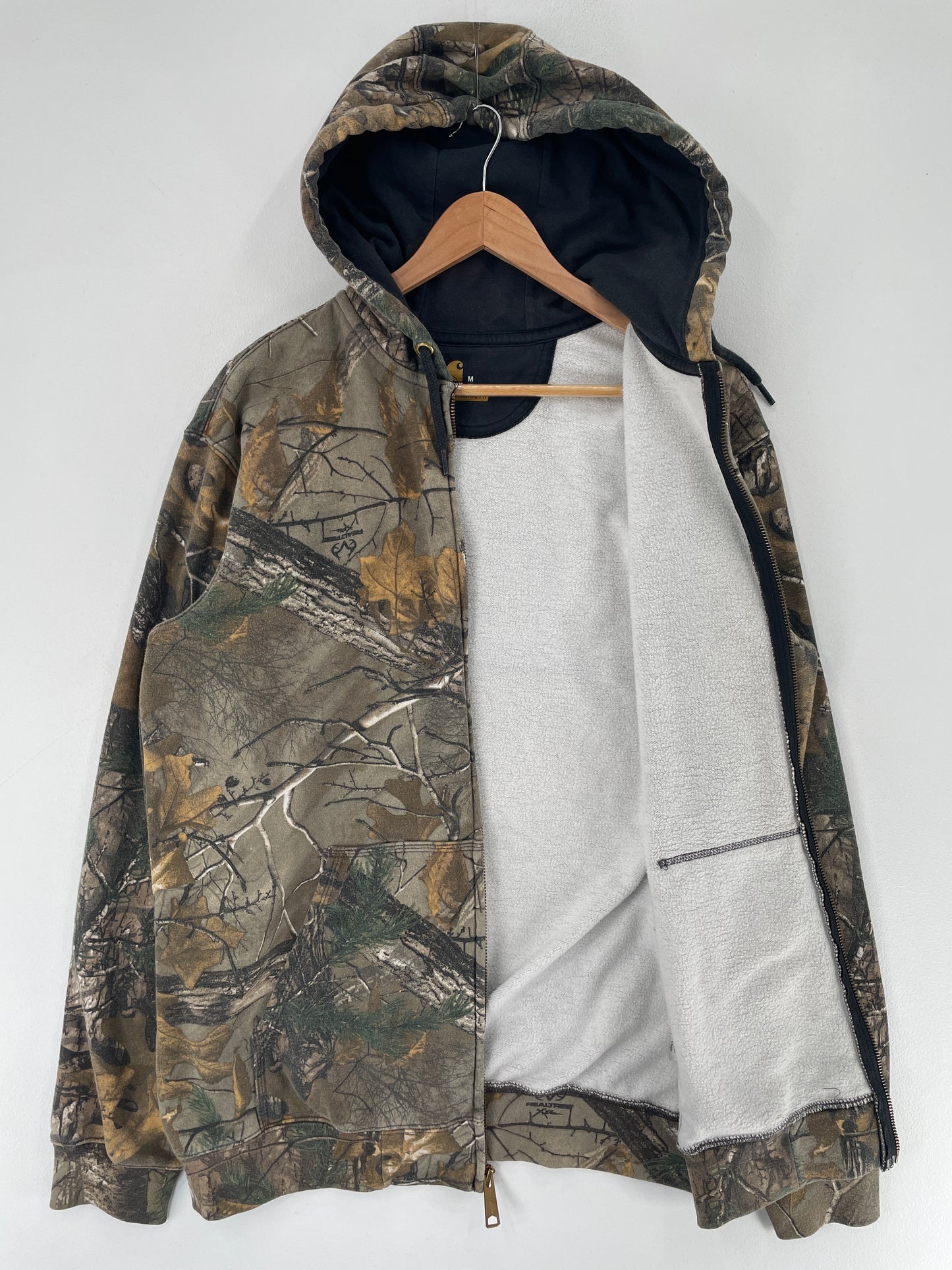 Vintage CARHARTT Size M Zip-up Hoodie Sweat-Shirt / F4343S