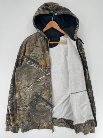 Vintage CARHARTT Size M Zip-up Hoodie Sweat-Shirt / F4343S