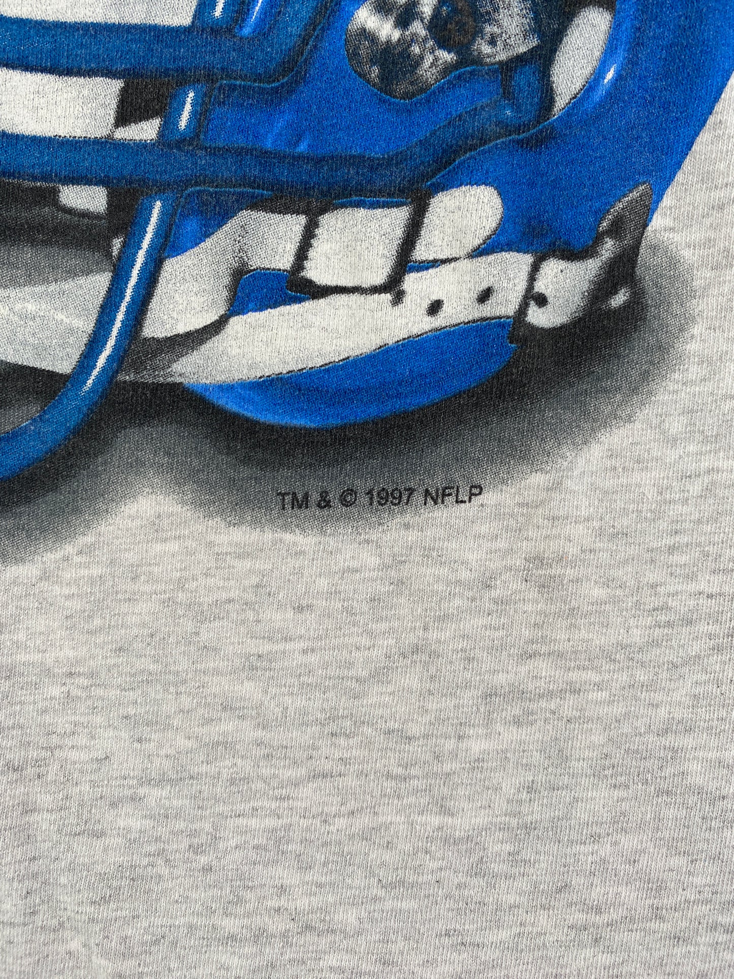 1997 DENVER BRONCOS Size L Vintage NFL T-Shirt / F3277T