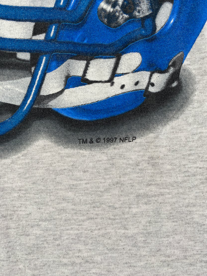 1997 DENVER BRONCOS Size L Vintage NFL T-Shirt / F3277T