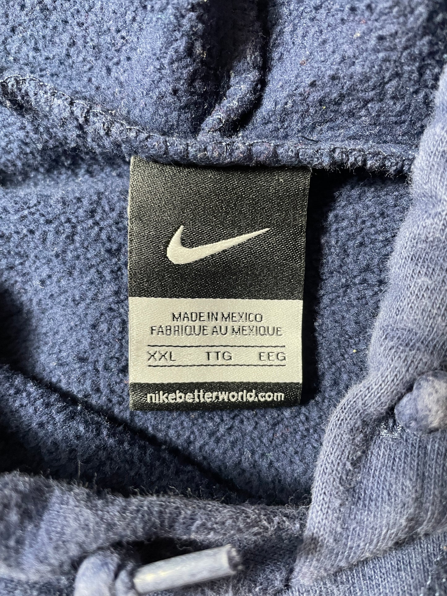 Vintage NIKE MINI SWOOSH Size XXL Hoodie Sweat-Shirt / F9672S