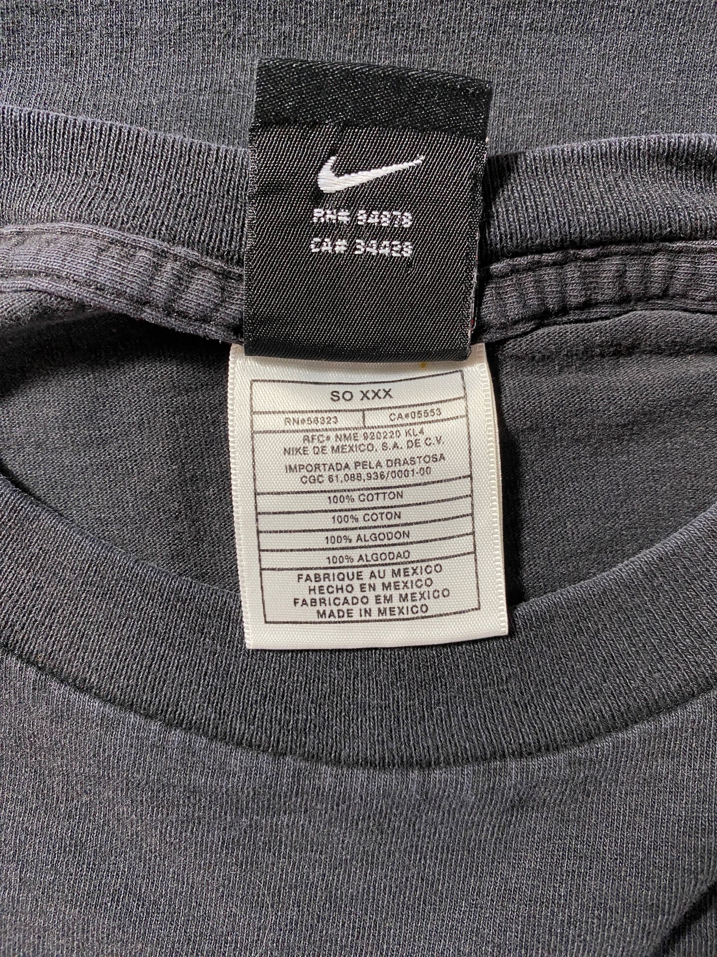 00' NIKE JACKSONVILLE JAGUARS Size L T-shirt / F1237T