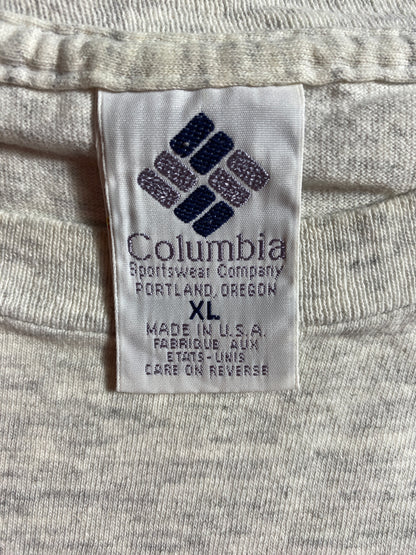 90's COLUMBIA FISHING Made in USA Size XL Vintage T-Shirt / F9995T