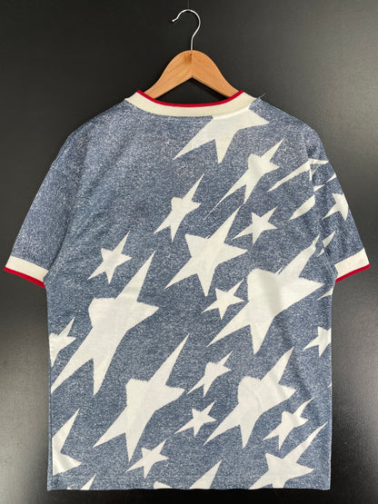 90's ADIDAS x USA WORLD CUP Size M Vintage Jersey T-Shirt / F7804T