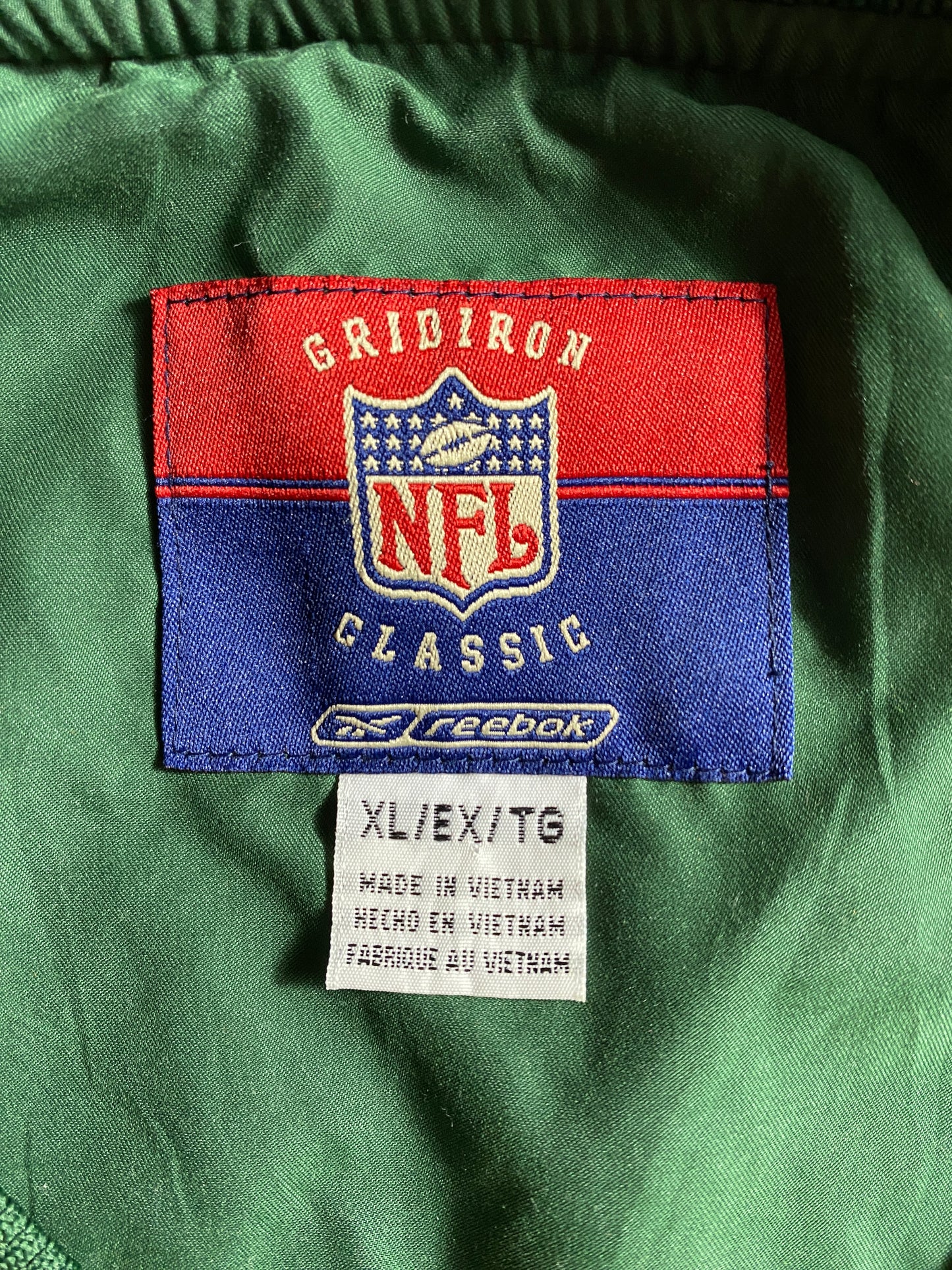 Vintage GREEN BAY PACKERS Size XL NFL Nylon Jacket / G138N