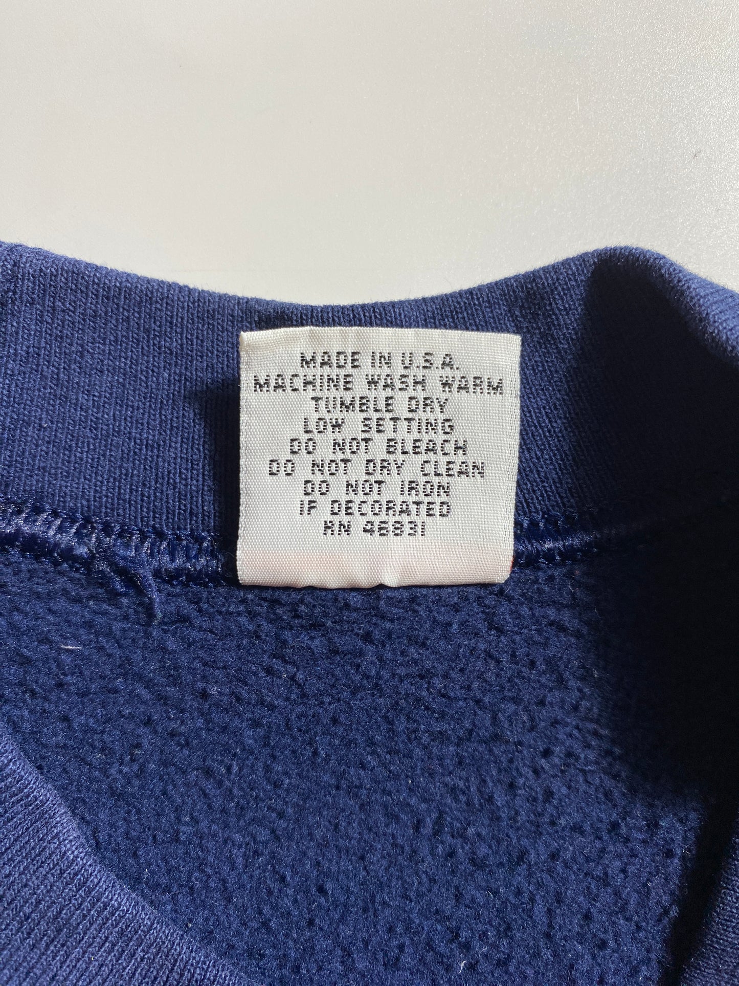 1990 NEW YORK GIANTS Made in USA Size L Vintage NFL Sweat-Shirt / F5548S