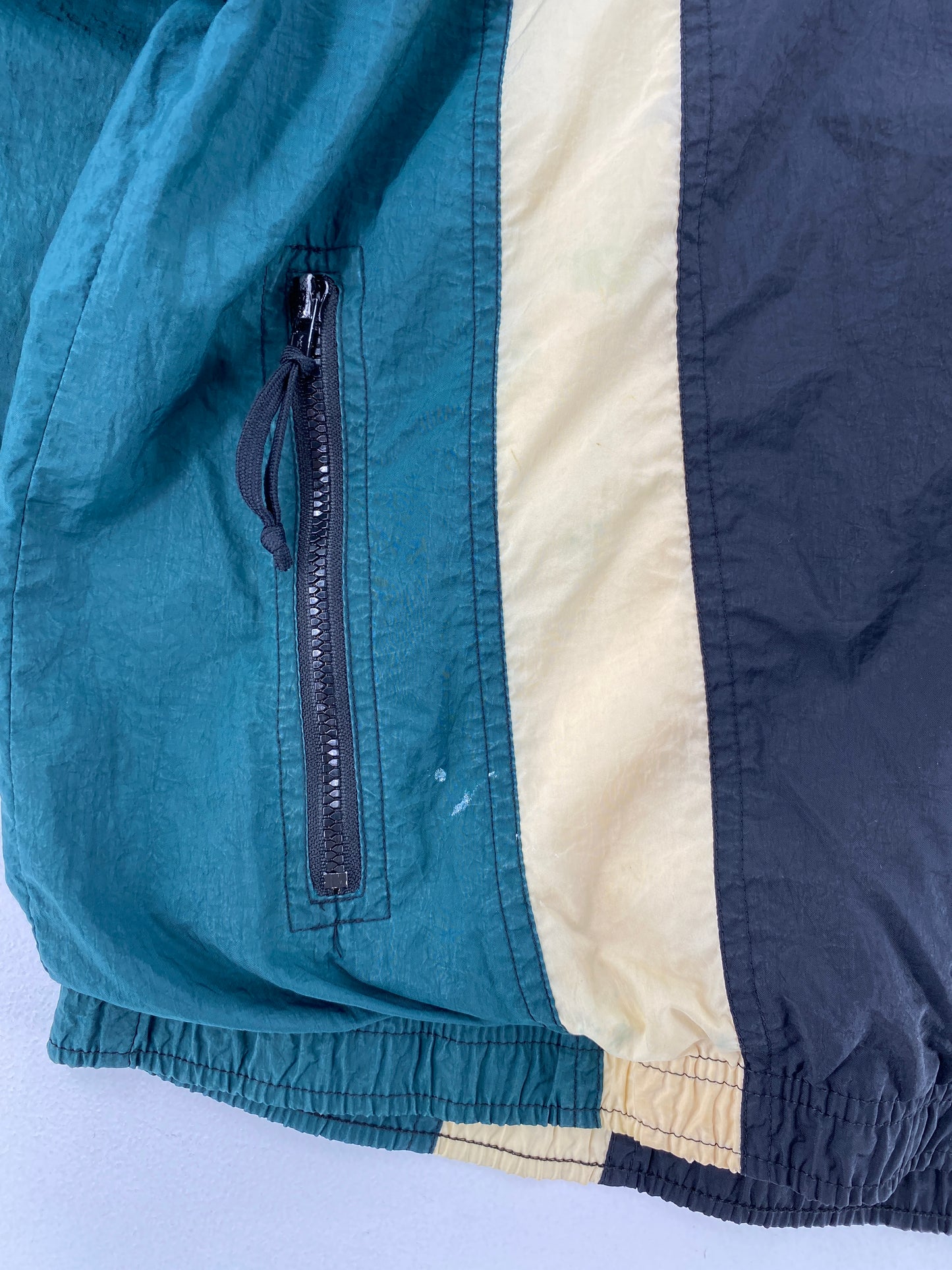 90's NIKE Size L Vintage Zip-up Nylon Jacket/ F3488N