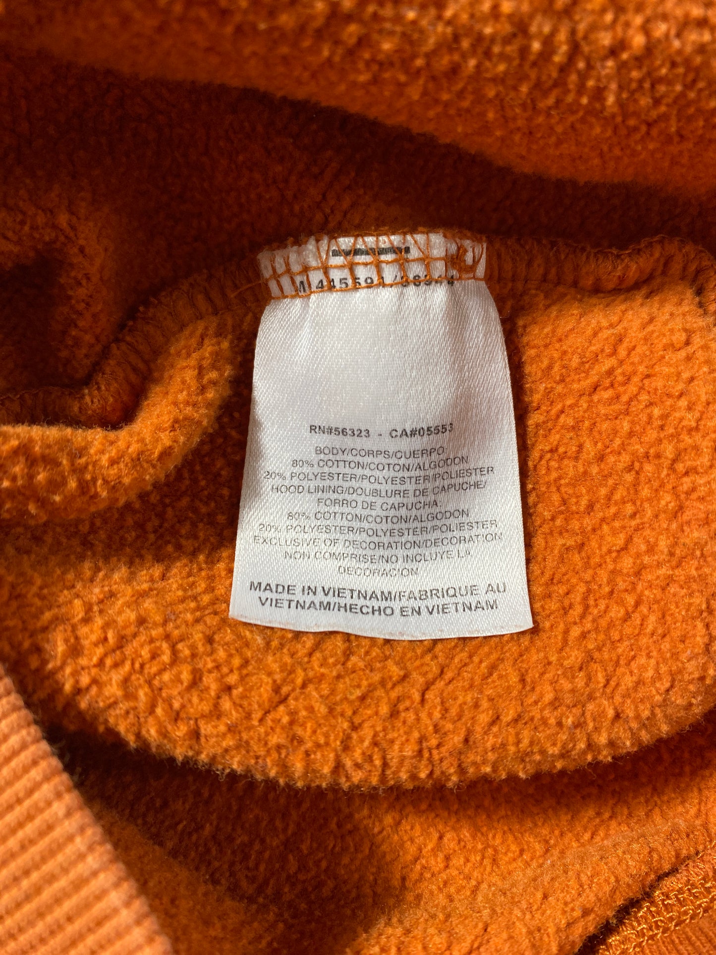 Vintage NIKE X TEXAS LONGHORNS Size M Vintage College Hoodie Sweat Shirt / F9619S