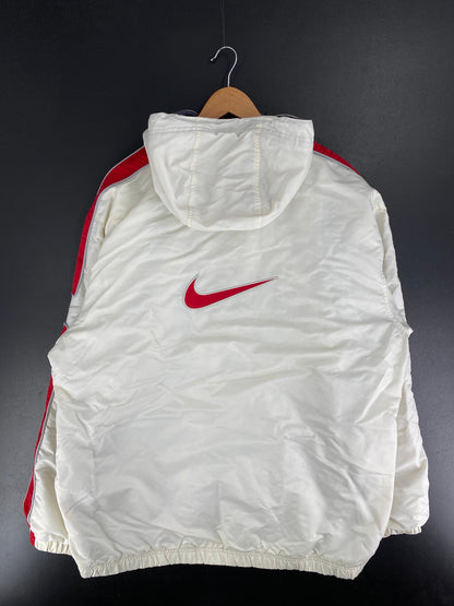 00' NIKE Size XL Vintage Nylon Padded Zip-up Jacket / F6085N