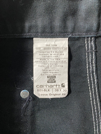 Vintage CARHARTT Double Knee Size W36xL29 Duck Pant / G1392P