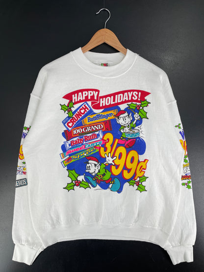 Vintage NESTLE CHRISTMAS Size L Sweat-shirt / F5934S